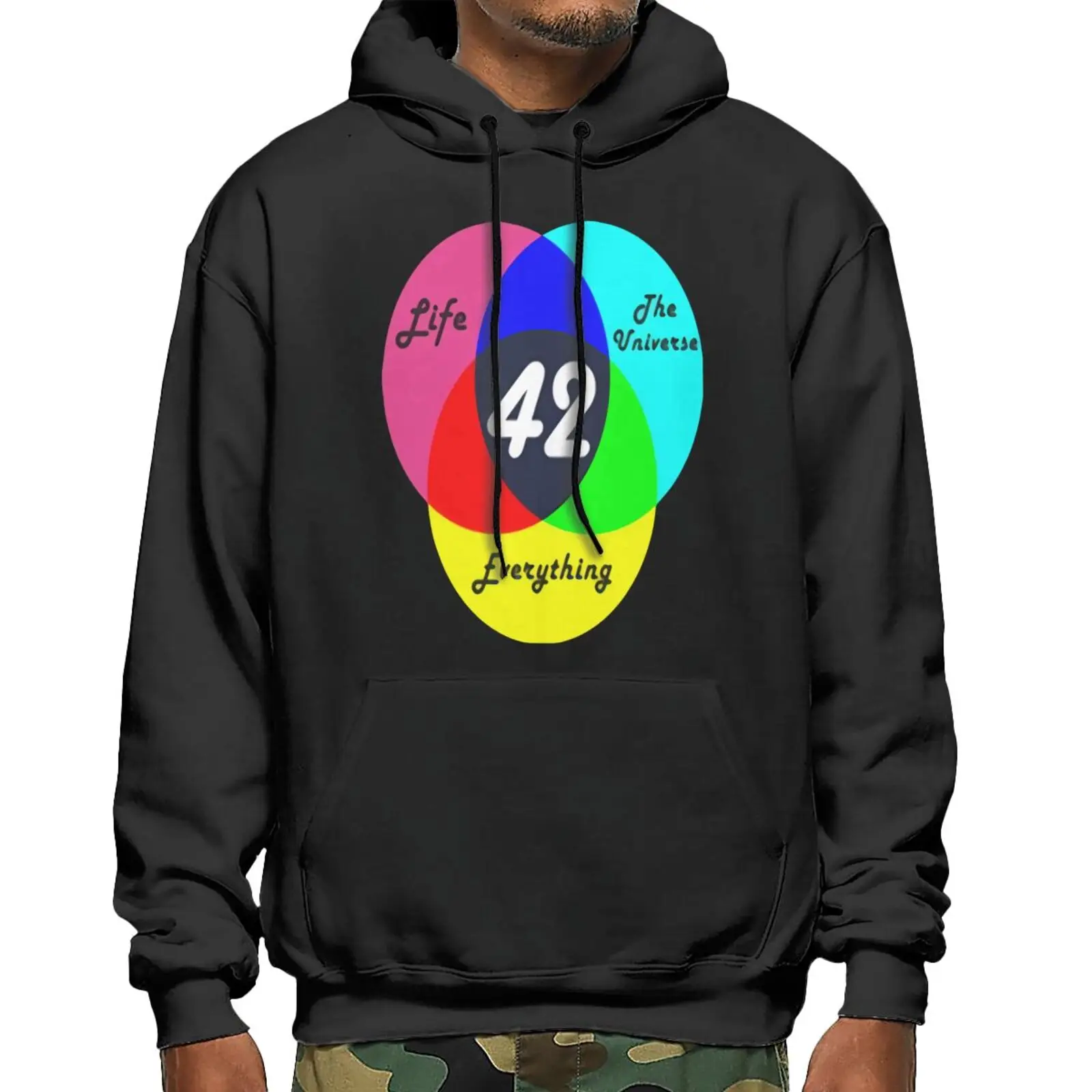 

Answer Is 42 Inspired By Hitchhikers Hoodie Men Hoodie Streetwear Women's Hoodie Woman Clothes Men's Top Shirt Harajuku Hoodie