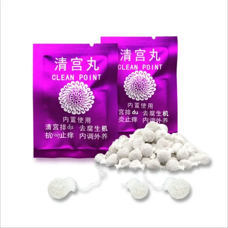 

Vaginal Cleansing Tampons Chinese Medical Herbal Yoni Pearls Feminine Hygiene Clean Point Gynecological Vagina Detox Swab Pearls