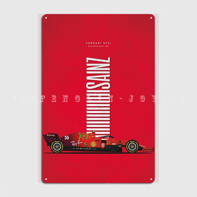 

Sainz Sf21 постер дерево оформление стен Ретро Декор деревянные знаки постеры