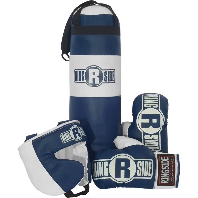 

Boxing Set with Mini Heavy Bag, Gloves and Headgear, Royal Blue Muay thai Sand bags Pera de boxeo Cornhole bags Boxing punching