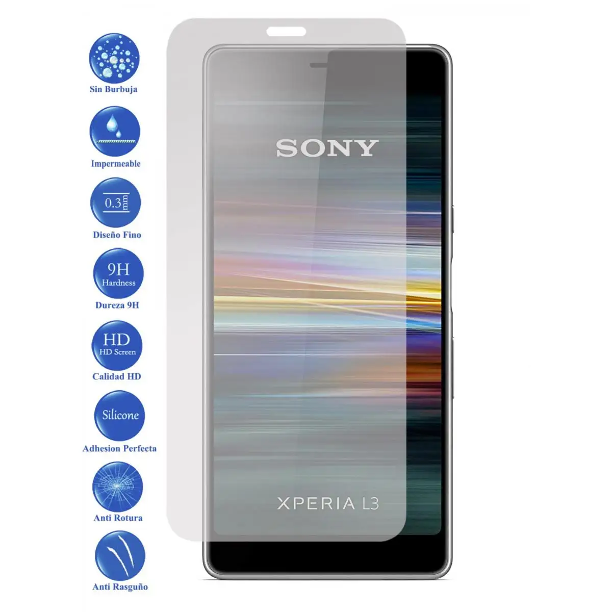 

9H Premium tempered glass screen Protector for Xperia L3