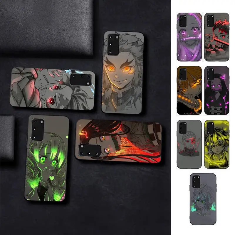 

Anime Demon Slayer Phone Case for Samsung S10 21 20 9 8 plus lite S20 UlTRA 7edge