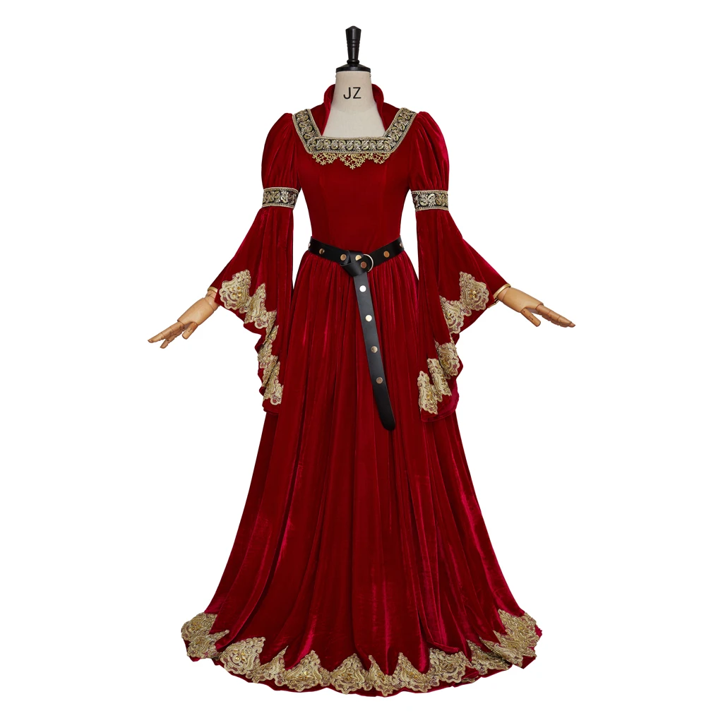 Платье королевы эпохи Возрождения Фера периода Тюдоров средневековое