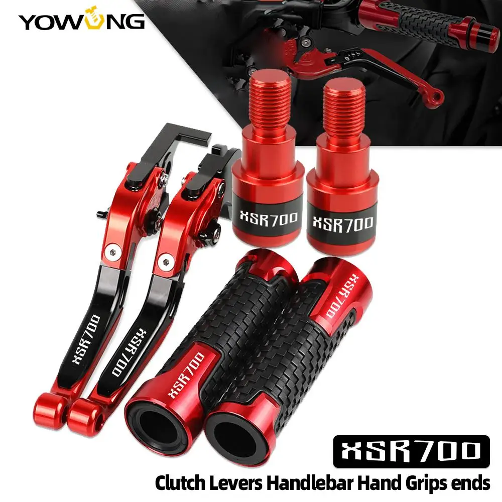 

For YAMAHA XSR 700 XSR700 ABS 2015 2016-2020 XSR700 XTRIBUTE 2019 2020 Motorcycle Brake Clutch Levers Handlebar Hand Grips ends