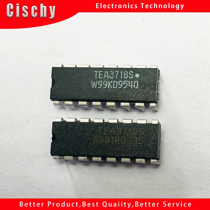 1pcs/lot TEA3718S TEA3718DP TEA3718 DIP-16 In Stock