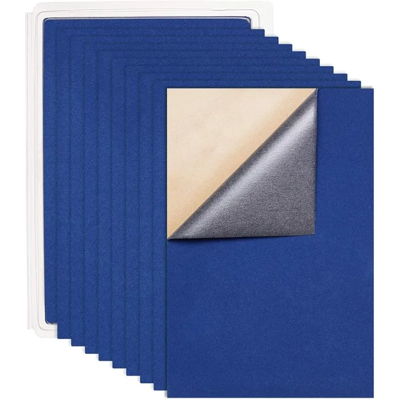 20 шт. листы из бархатной ткани с липкой спинкой лист формата А4 (8 3 x 11 8 дюйма)