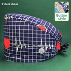 Медицинская шляпа для домашних животных, врачей, Высококачественная мультяшная медицинская шляпа с кнопкой, регулируемая оптовая цена унисекс