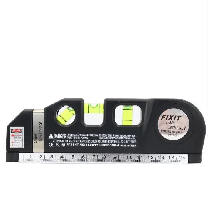 XJP Tools Многоцелевой лазерный уровень линейки роликовая лента 5 м линейка для