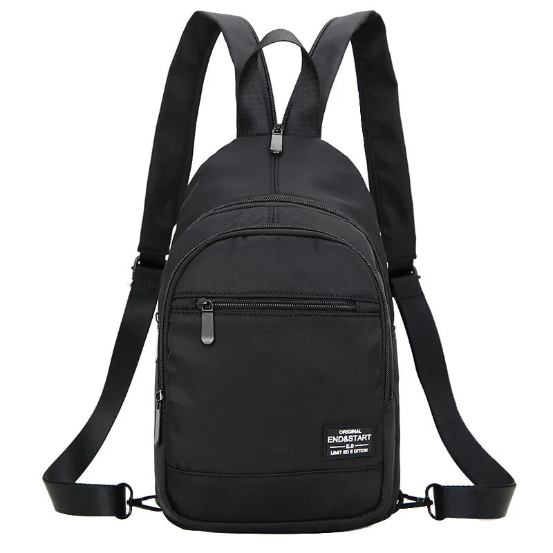 

Guochao Mini Small Backpack Men's Chest Bag Dual-use Tide Brand Light Outdoor Sports Travel Small Backpack Men's Bag Women's