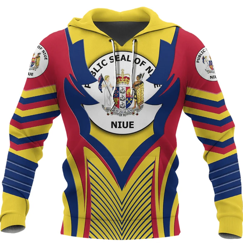 Толстовка мужская оверсайз в винтажном стиле с длинным рукавом и капюшоном