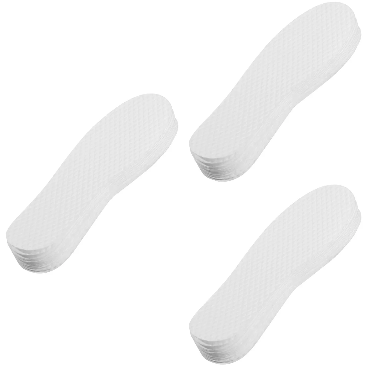 

30 Pairs Supple Shoe Inserts Insoles Men Winter Wood Pulp Breathable Pads Comfortable Disposable Man Shoes