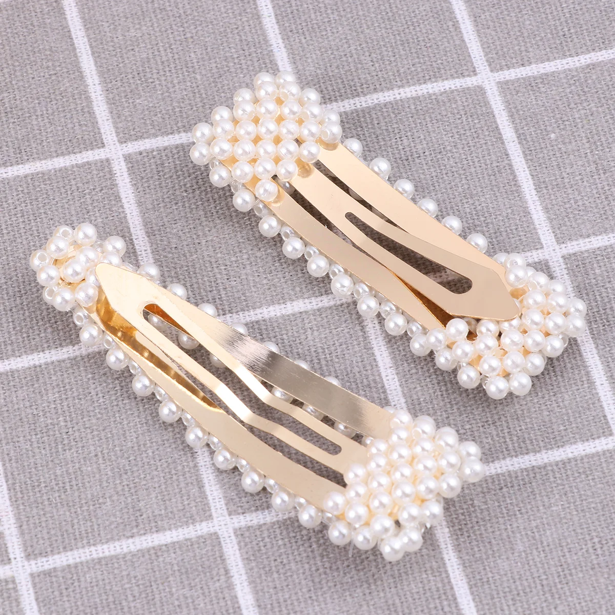 

Hair Clips Women Clip Fresh Fashion Barrettes Girl Pearl Pin Alloy Simple Hairpin