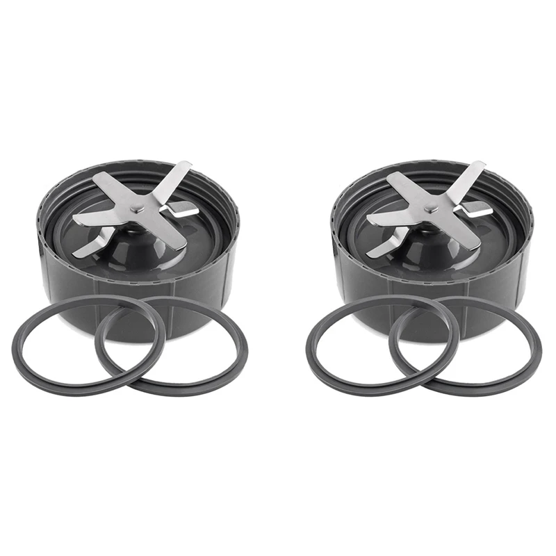 Replacement Blades For Blender,2 Blades Replacement And 4 Extra Gaskets,Compatible For Nutribullet Pro 900/600 Series