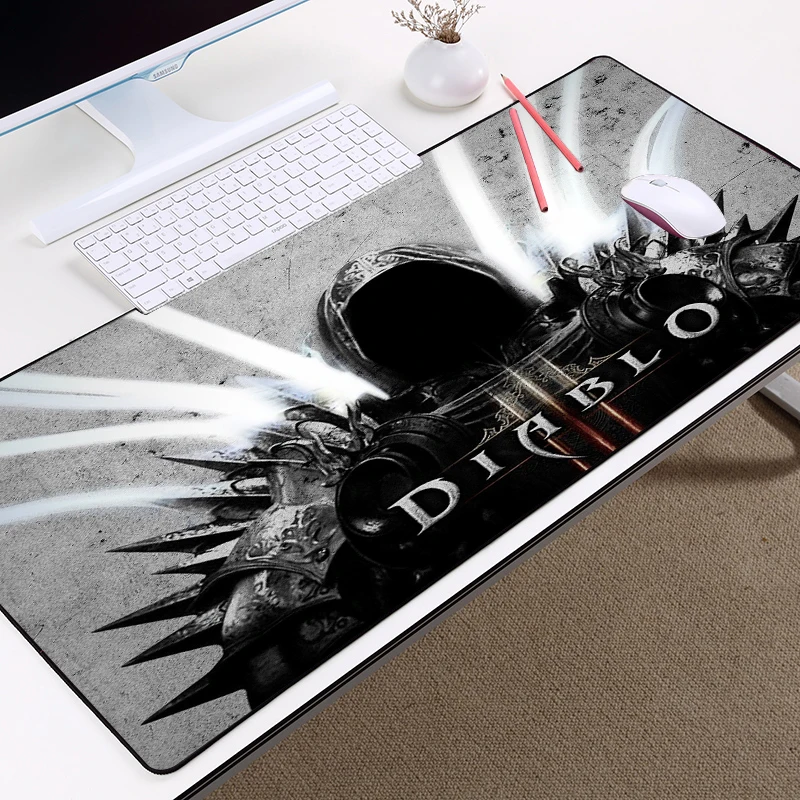 Mousepad Company Diablo 2 Mouse Gaming Extra Large Black Pad Soft Mat Keyboard Custom Desk Rug Pc 40x90 gamer table | Компьютеры и