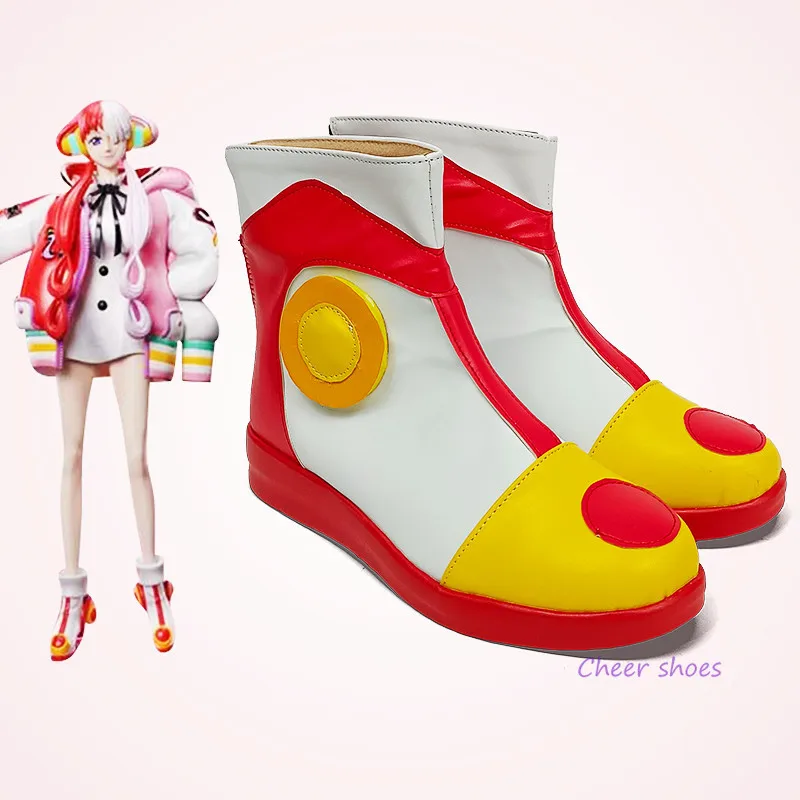 

Anime One Piece Uta Cosplay Shoes Boots Comic Halloween Cosplay Costume Prop Cosplay Women Lolita Shoes Costume Accessory