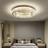 modern luxury crystal interior lamp living room bedroom led ceiling chandelier kitchen island dining room golden ceiling light