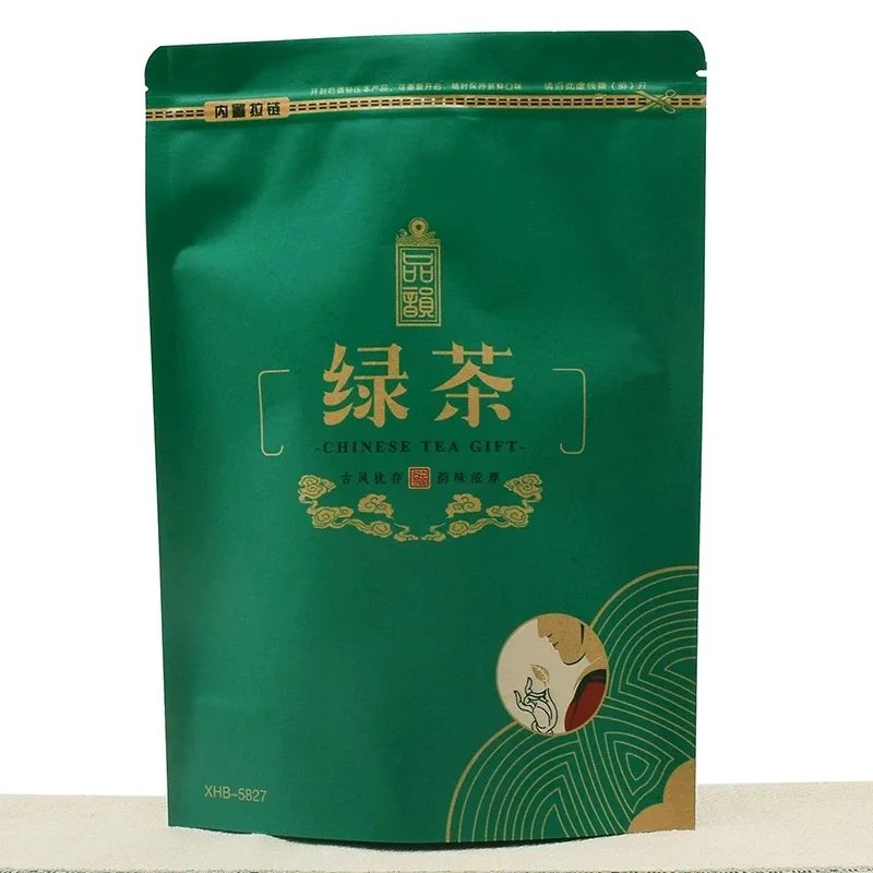 Фото 1 шт./лот, высококачественные китайские зеленые сумки LongJing для украшения полки выставочного зала своими руками с крышкой, упаковочная сумка №5