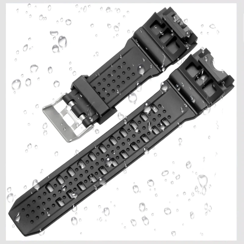Фото Для часов Casio Mudmaster Series модифицированный силиконовый ремешок для часов GWG1000 из смолы и резины водонепроницаемые аксессуары для часов специальный размер №4