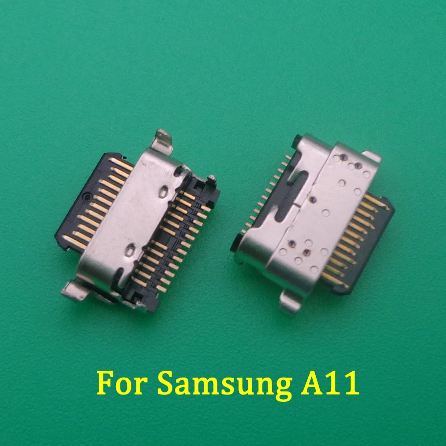 50 шт./лот Micro USB зарядный разъем тип C для Samsung A01 A015 A015F A11 A115F A21 A31 A41 A51 A71