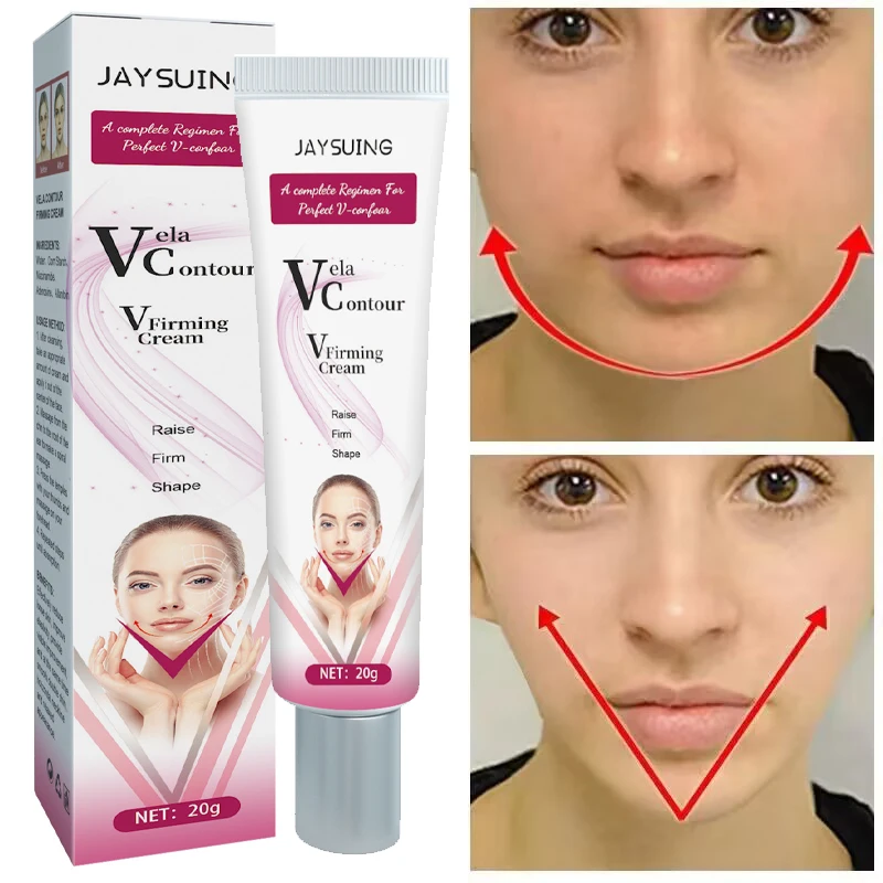 Face Slimmer Cream V Shape Lifting Firming Cream Remove Masseter Muscle Double Chin Face Fat Burning Anti-aging Beauty Skin Care