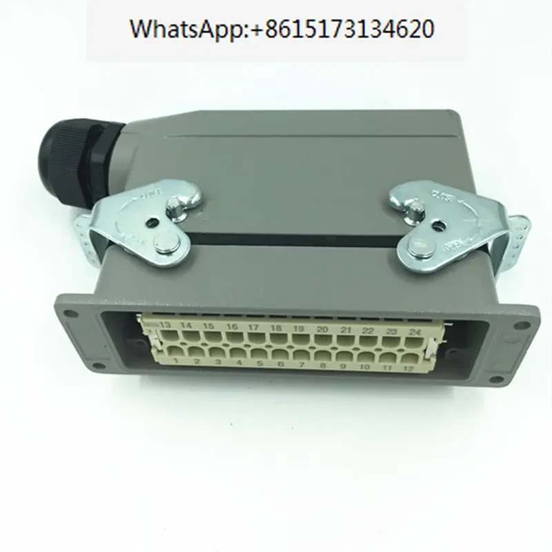 Прямоугольная розетка для тяжелых условий эксплуатации 24-жильный разъем Hot Runner