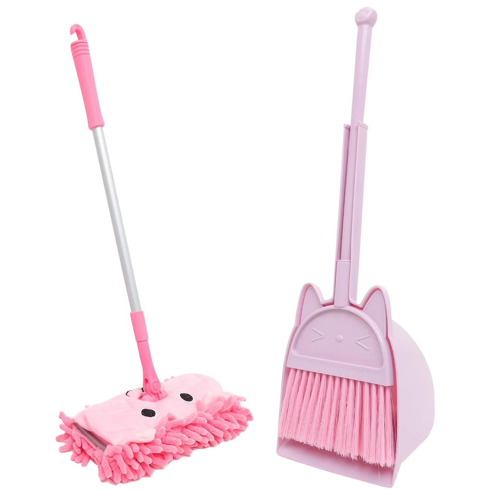 

1 Set of Kids Broom Children Mop Dustpan Home Sweeping Toys Kids Housework Cleaning Tools