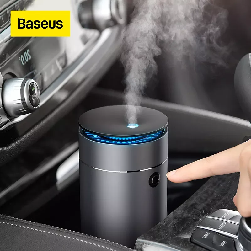 

Baseus Car Diffuser Humidifier Auto Air Purifier Aromo Air Freshener with LED Light For Car Essential Oil Aromatherapy Diffuser