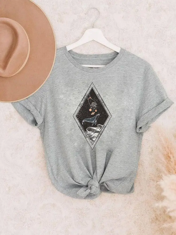 

Женская Летняя Пляжная футболка в стиле 90-х с принтом и графическим принтом