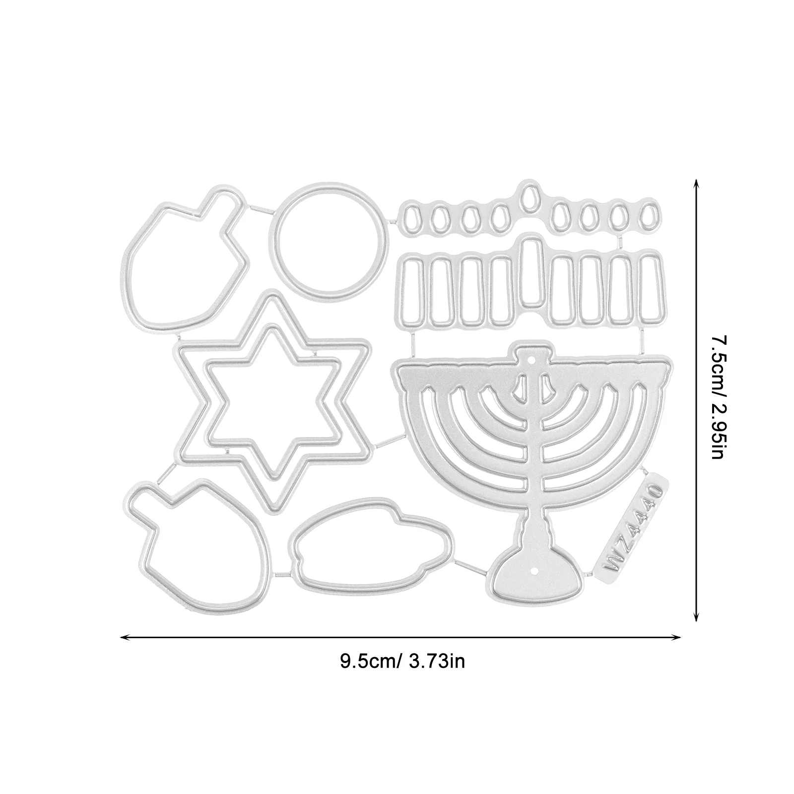 Ханука штамп для тиснения шаблоны трафареты держатель скрапбукинга