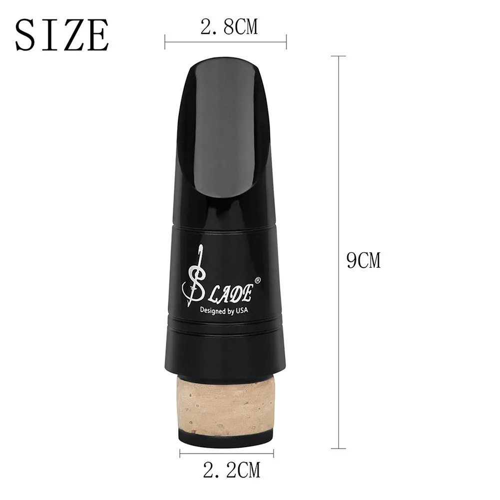 

Brand New Clarinet Mouthpiece Wind 1pc 54g ABS Accessories Black For Beginners For Clarinet Musical Instrument