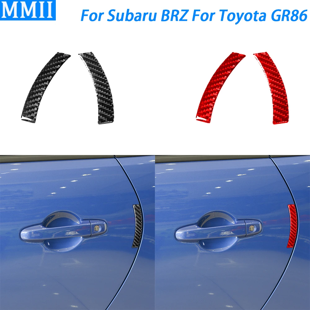 Для Subaru BRZ для Toyota GR86 2022 2023 наружная защита двери из углеродного волокна