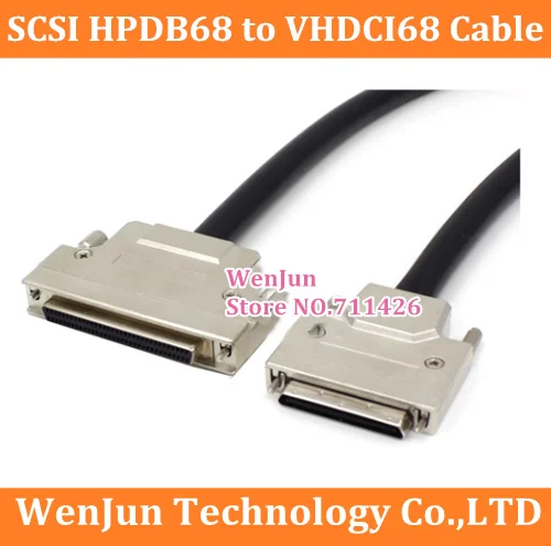 SCSI HPDB68 к VHDCI68 соединительный кабель SCSI HPDB 68 Pin к VHDCI 68 Pin силовой кабель Профессиональный Регулируемая длина 1,5 м/2 м/3 м