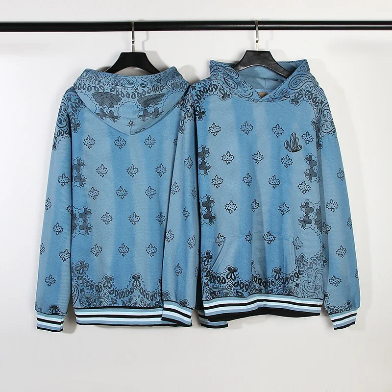 

Толстовка с капюшоном в стиле ретро с цветочным принтом кешью, окрашенная в грязь, пуловер унисекс, уличная одежда, мешковатые толстовки Y2k, мужские толстовки