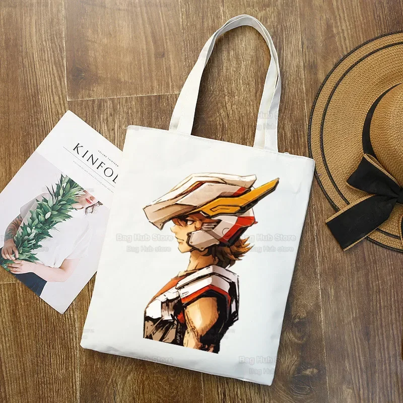 Сумка-шоппер Saint Seiya Женская Холщовая Сумка-тоут с принтом Аниме Сумка Seya