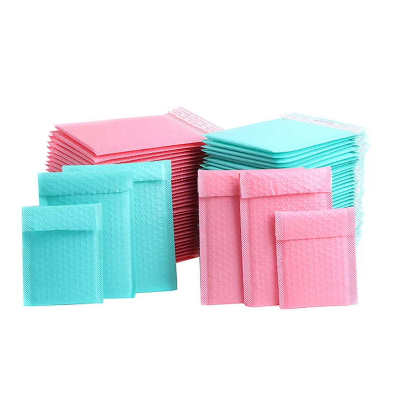 

20pcs Bubble Envelope Bag Pink Bubble PolyMailer Self Seal Mailing Bags Padded Envelopes For Magazine Lined Mailer