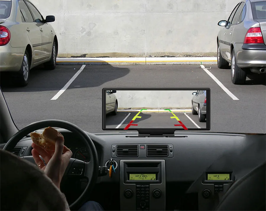 Автомобильный видеорегистратор экран 10 26 дюйма Android 8 1 4G на зеркало заднего вида