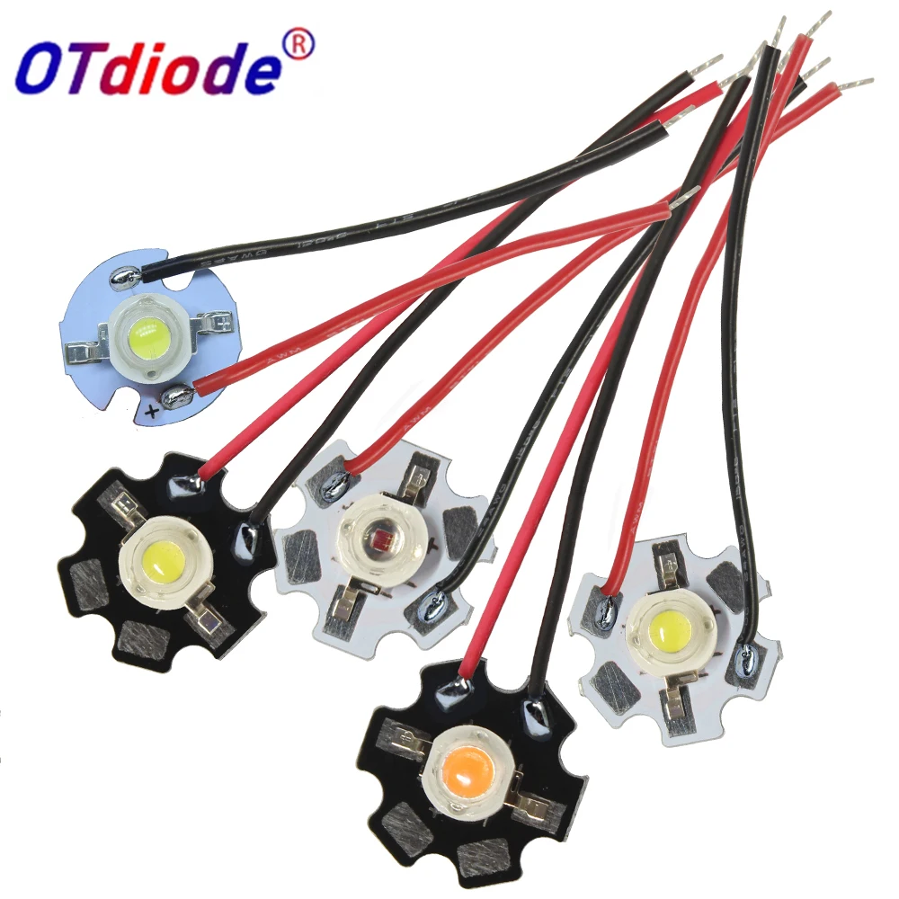 

OTdiode BALL 1W 3W LED CHIP светодиодные диоды набор из 5 штук