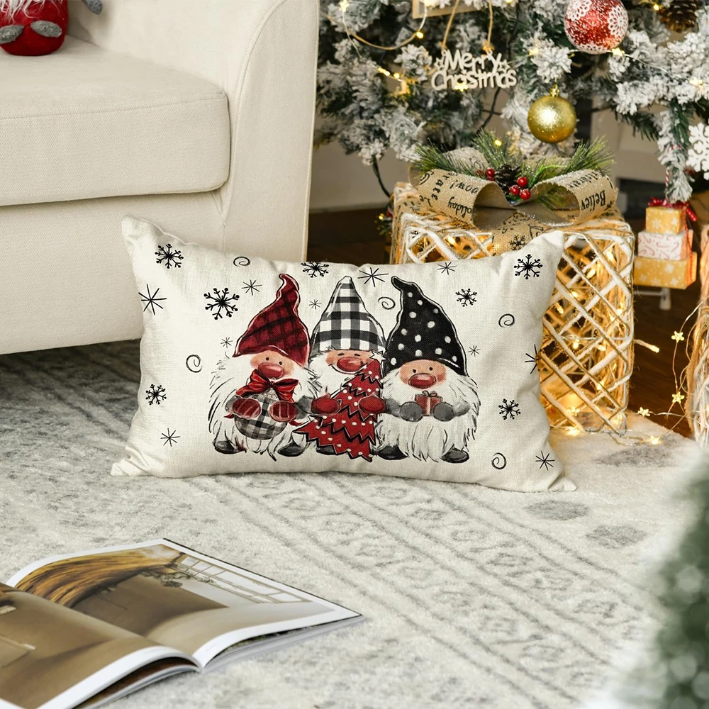 

Наволочка с гномами, полиэстер велюр