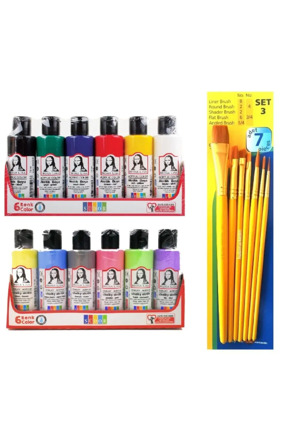 

Mona Lisa Acrylic & Brush Set