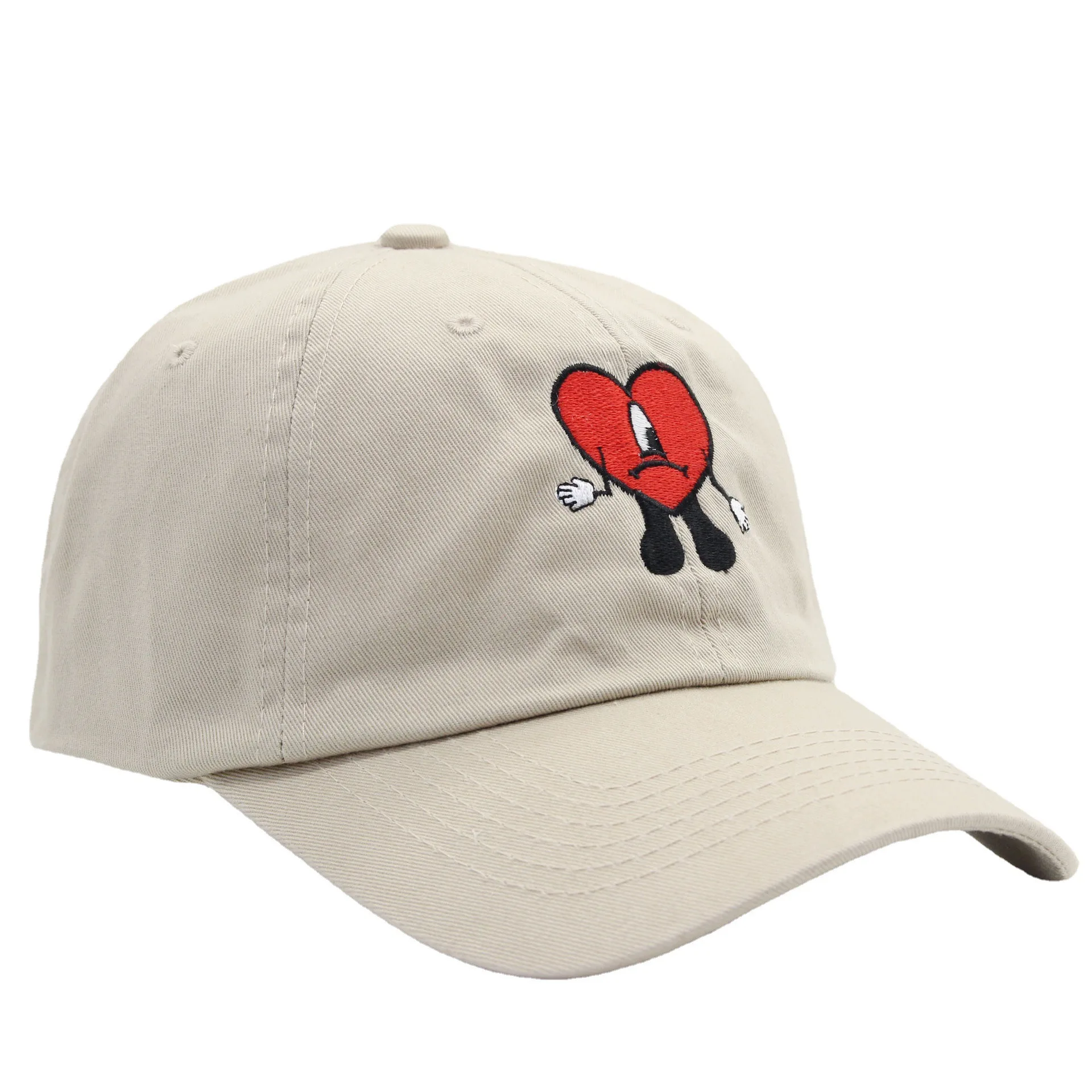

Bad Bunny Baseball Cap Embroidered Cotton Dad Hat Summer Women Peaked Cap Trucker Hats Hip Hop Rock Artist Snapback