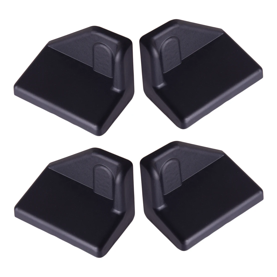 4 шт./компл. внутренняя защитная крышка для заднего сиденья черная накладка из