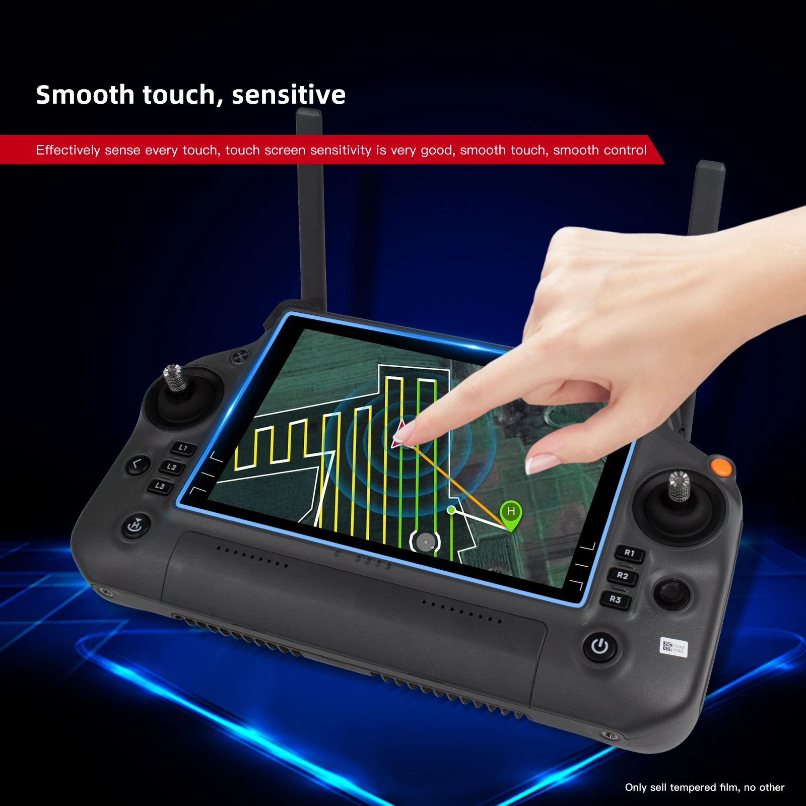 Защита экрана из закаленного стекла для DJI RC Plus с пультом дистанционного