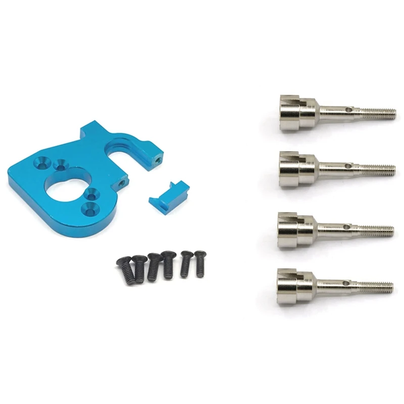 

1 комплект, держатель для автомобиля Wltoys 144001 1/14 4WD, голубой и 4 шт.