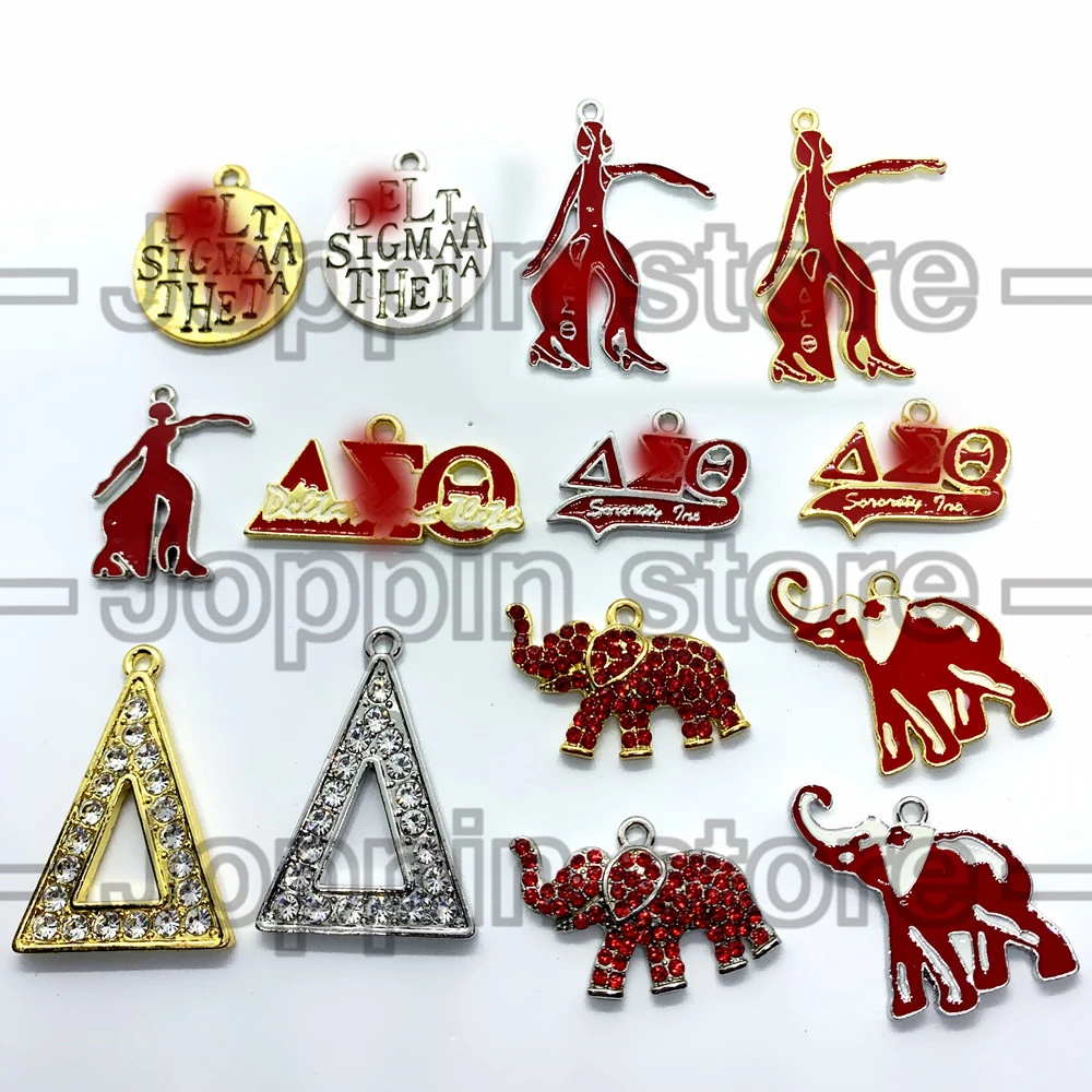 Розово-Зеленый Стразы инкрустированный эмалью металл греческая буква Альфа 1908