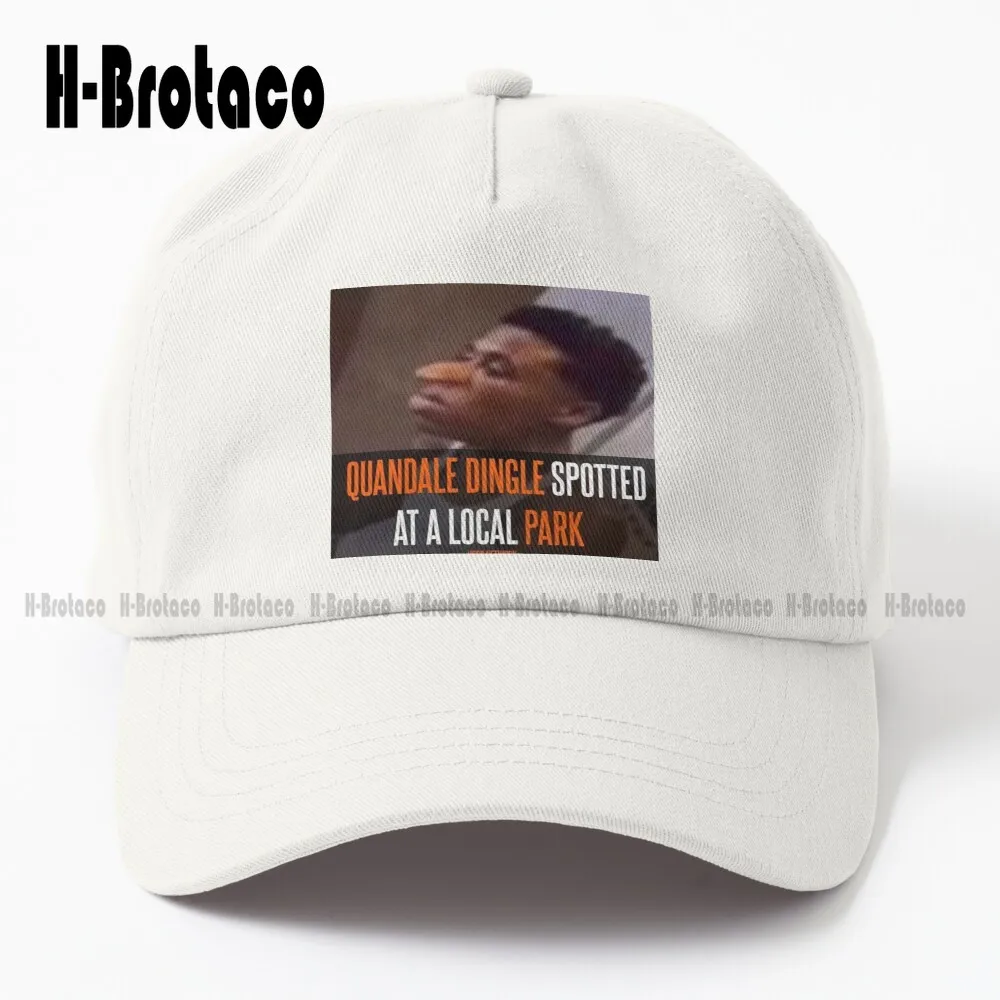 

Quandale Goofy Ahh Goofy Meme Dad Hat White Caps For Women Personalized Custom Unisex Adult Teen Youth Summer Baseball Cap Art