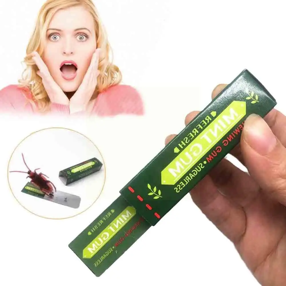 

2022 April Fool's Day Prank Trick Toy Surprised Cockroaches Gum Chewing Gum Pull Spoof Toys Gags Jokes Funny Toys For Y3q8