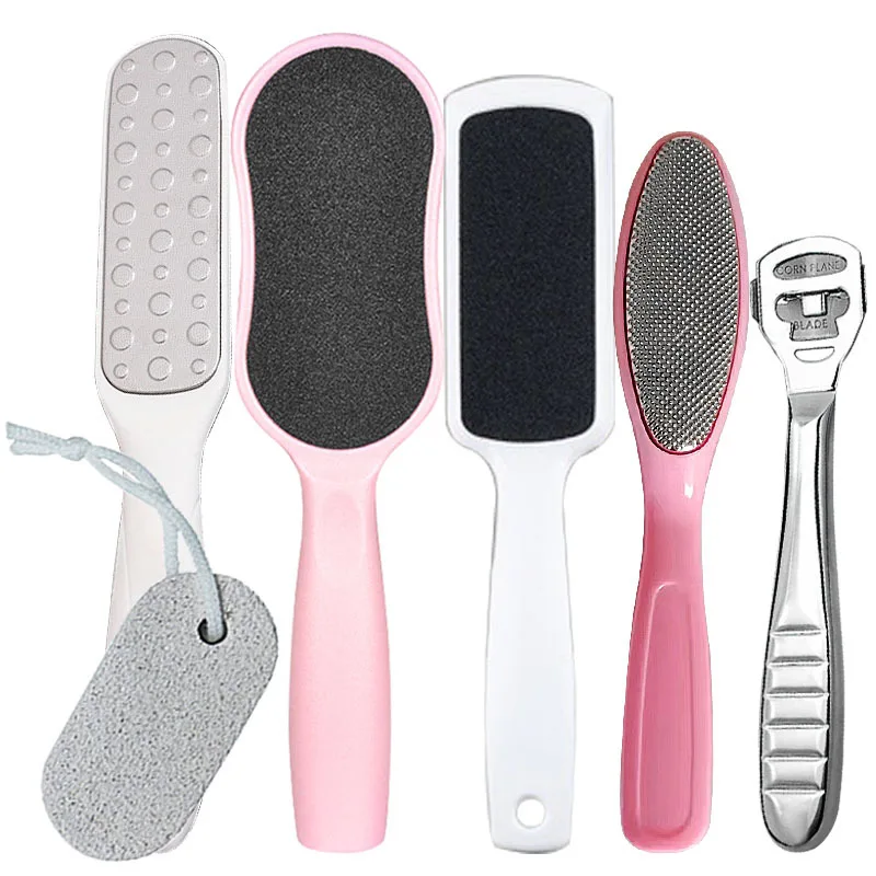 

6Pcs/Set Manicure Foot Care File Set Dead Hard Skin Callus Remover Scraper Pedicure Rasp Tools Feet Care Tool Kit Stainless tool