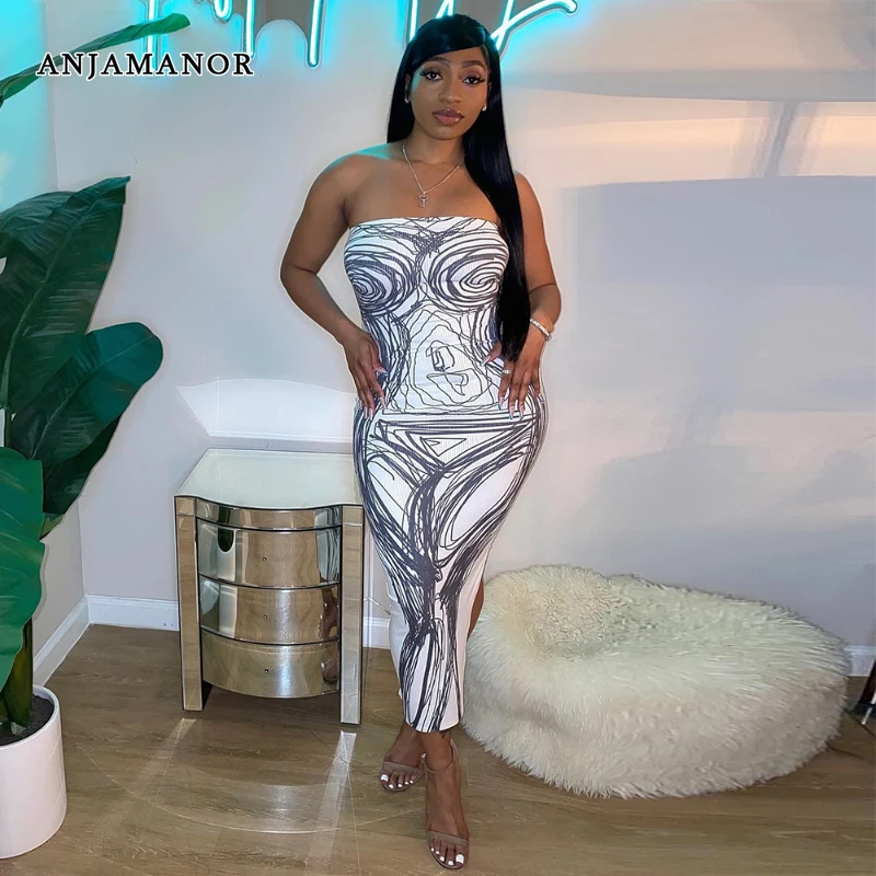 

Женское облегающее платье-футляр с разрезом, на лето