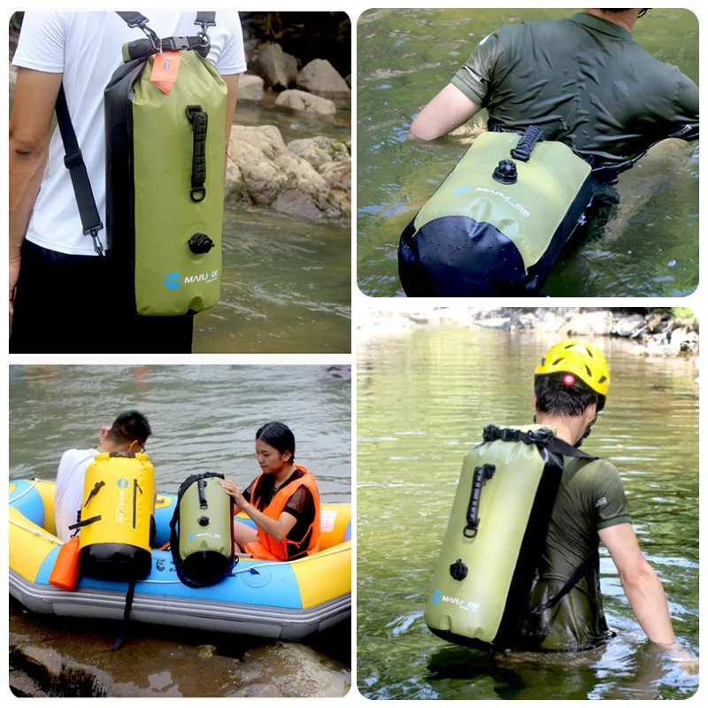 30L PVC Waterproof Dry Bag Boating Diving Man Women Beach Swimming Bag Rafting Ocean Water Floating Sack Storage Pack Men XA306A