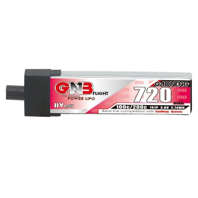 Gaoneng GNB 1S HV 3.8V 720mAh 100C LiPo GNB27